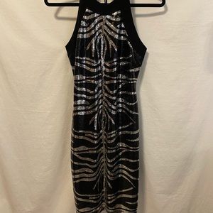 HP Joseph Ribkoff sequin cocktail dress